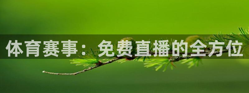 体育赛事：免费直播的全方位