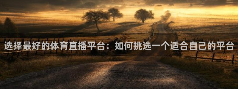 选择最好的体育直播平台：如何挑选一个适合自己的平台
